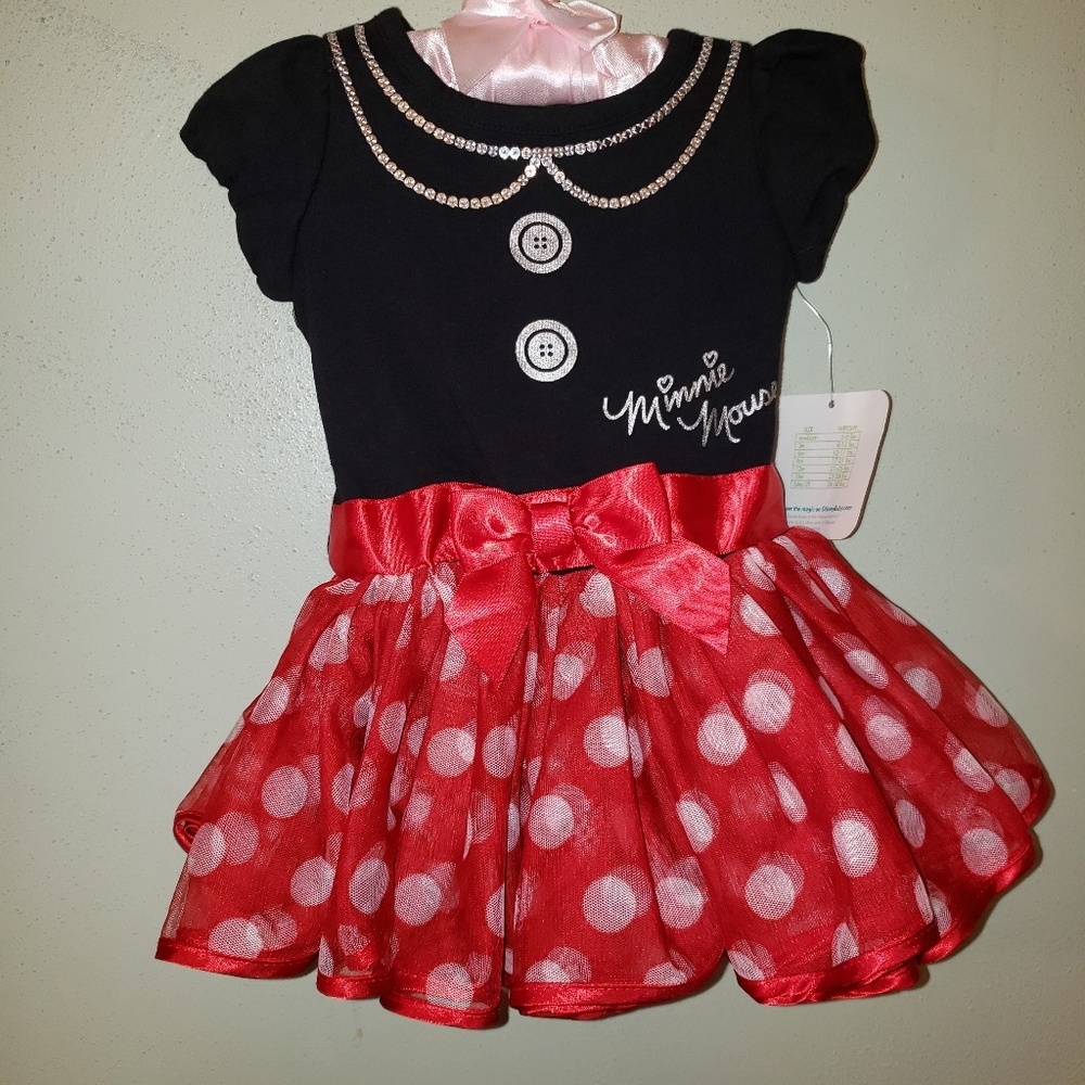Minnie Mouse Onesies Dress  NWT